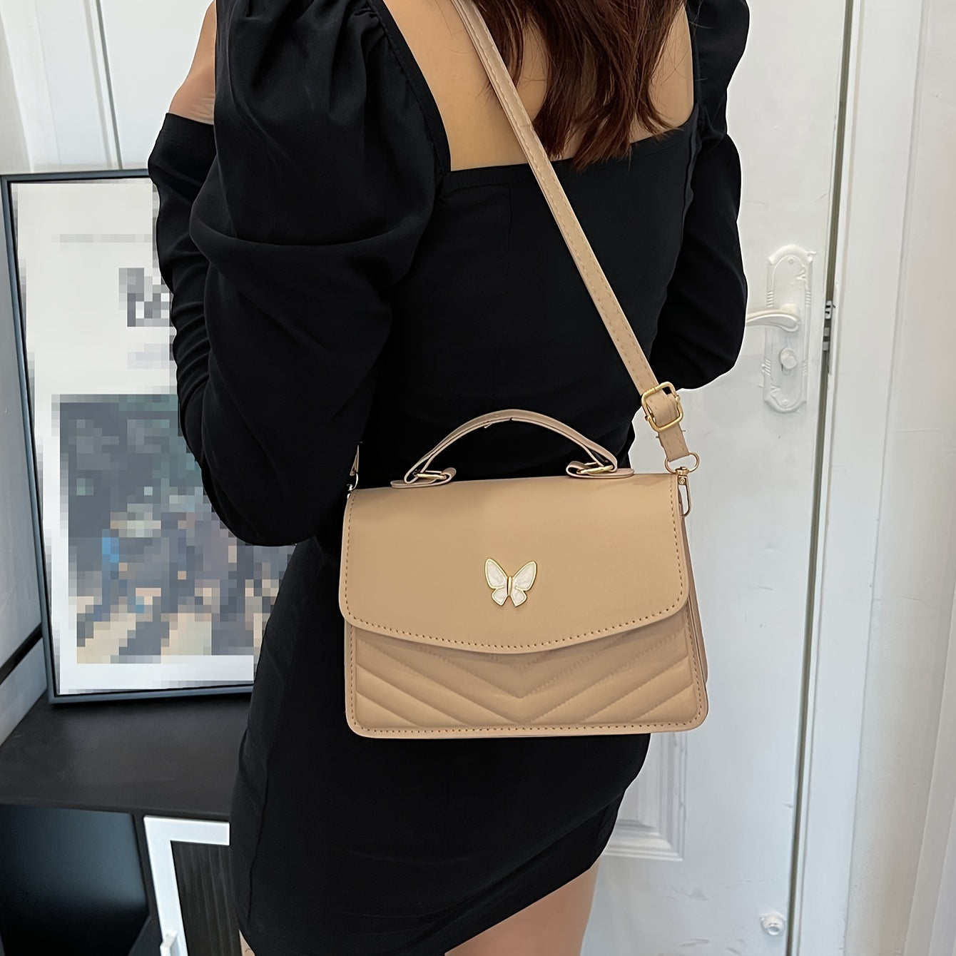 Crossbody tas dames – stijlvol met vlinder detail