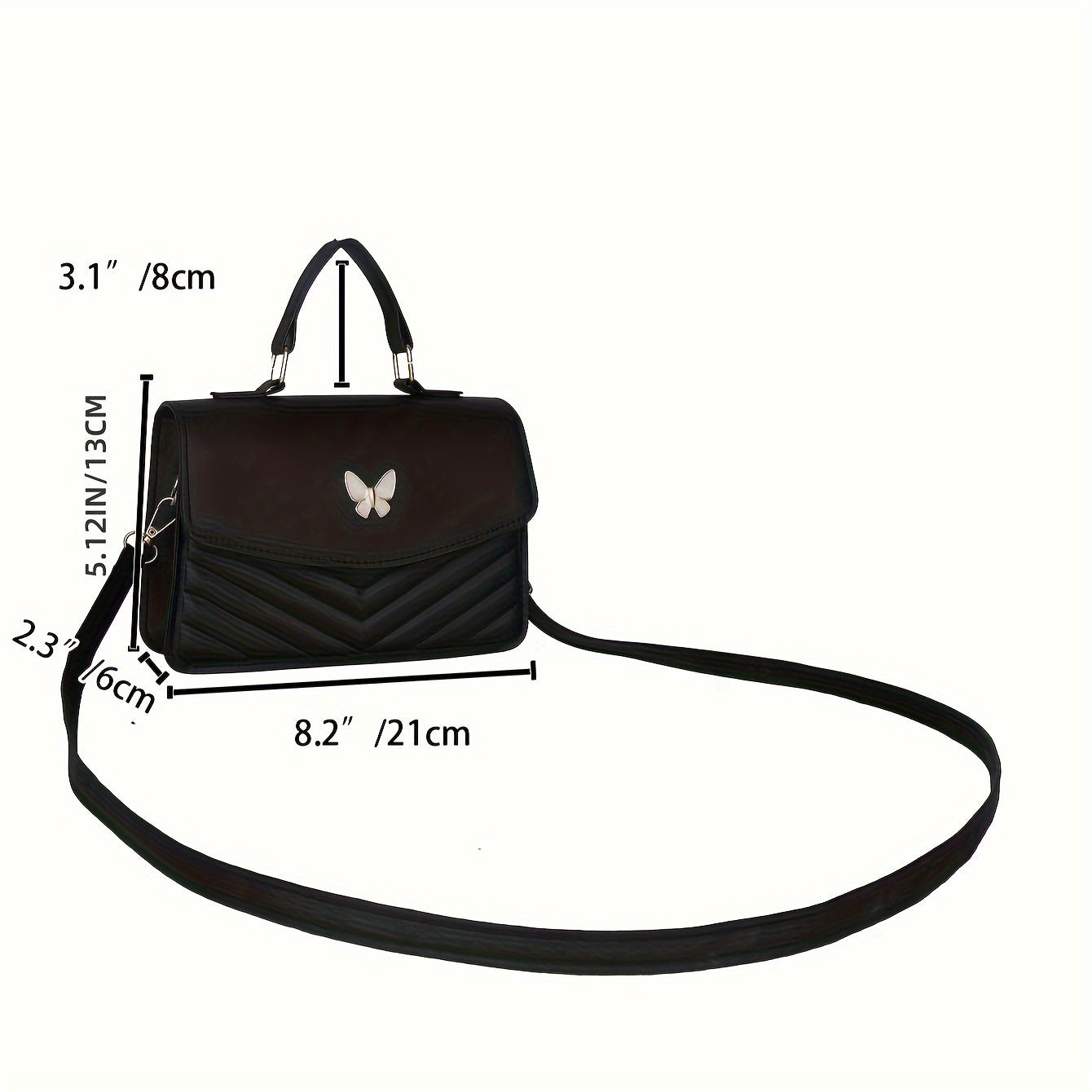 Crossbody tas dames – stijlvol met vlinder detail