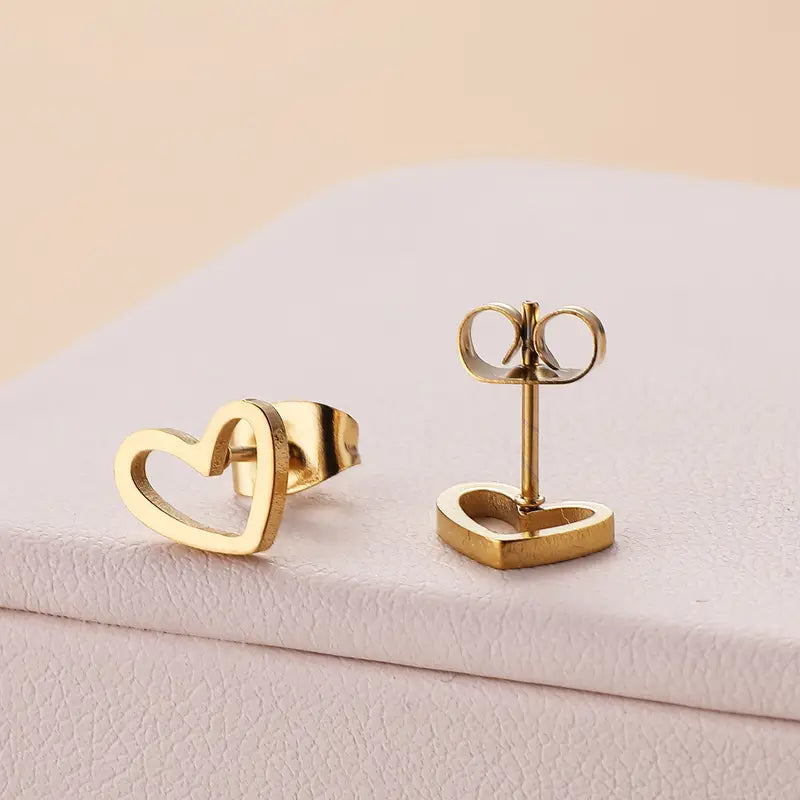Hartjes oorbellen – Minimalistisch & subtiel