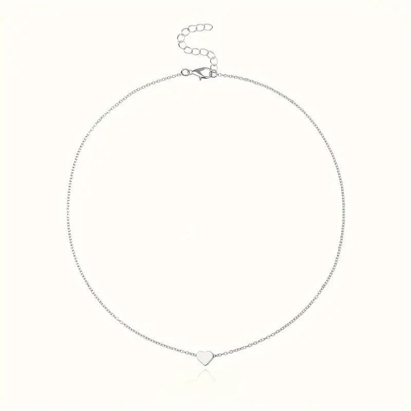 Zilveren hartjes ketting – Minimalistisch & elegant
