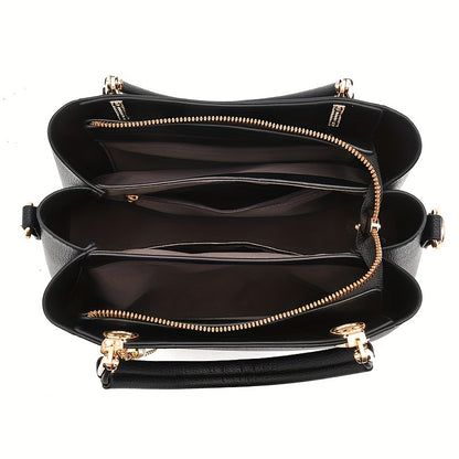 Handtas dames – elegant met gouden details en bedel