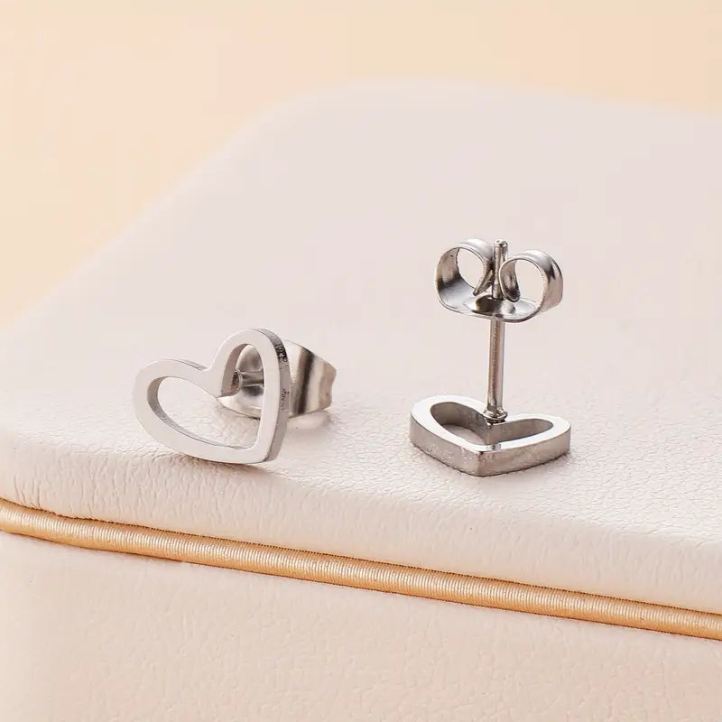 Hartjes oorbellen – Minimalistisch & subtiel